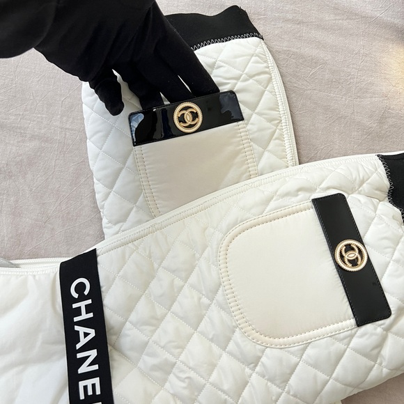 ❌❌ Chanel 2 in 1 White CC Logo Boots G38428 - Size 38 - Picture 11 of 16